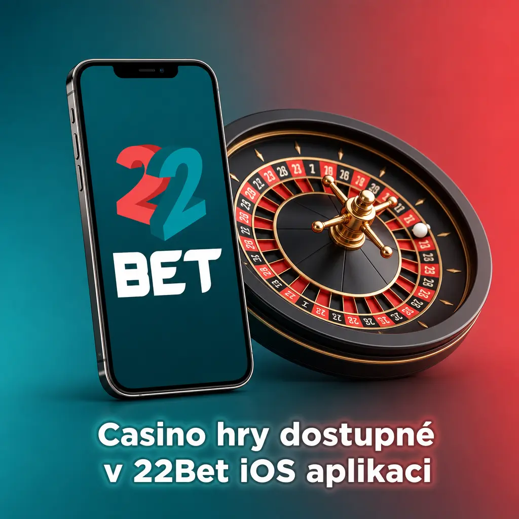Casino hry v 22Bet iOS aplikaci: automaty, živé stoly a jackpoty od více než 80 herních studií