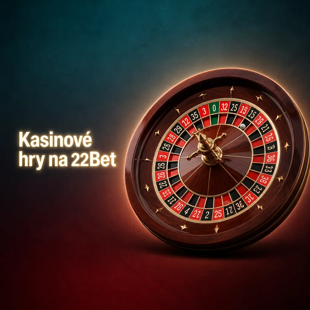 Kasinové hry na 22Bet – automaty, ruleta, blackjack, baccarat, poker a živé kasino s dealery