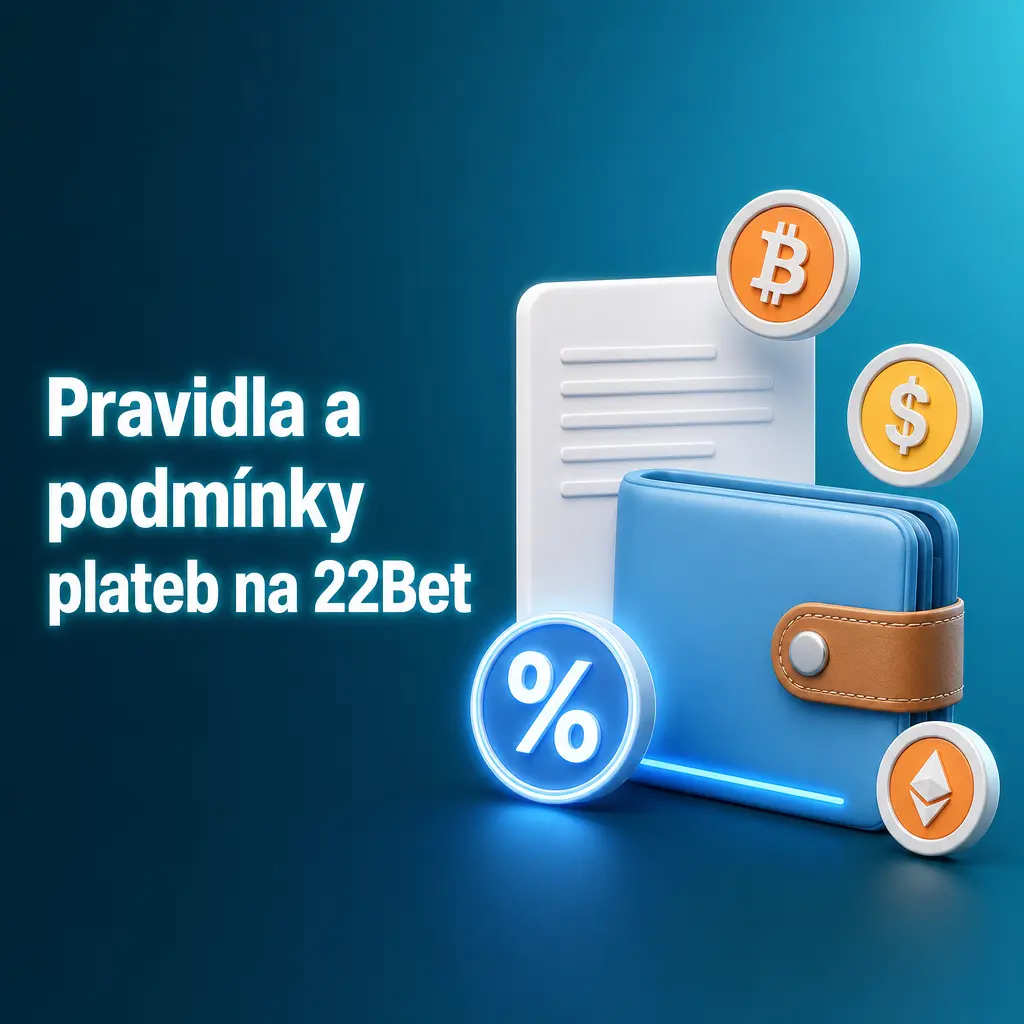 Pravidla a podmínky výběrů a vkladů na 22Bet – KYC, limity a shoda platebních metod