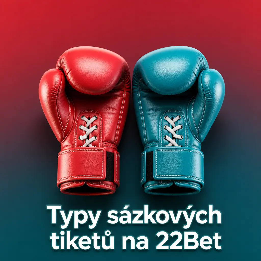 Typy sázkových tiketů na 22Bet: singl, systém a expres podle počtu tipů a rizika sázky.
